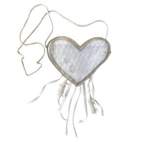 Heart Shaped Transparent Purse Pouch Bag